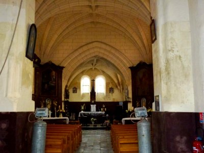 Nédon (Pas-de-Calais) église Saint-Eloi, intérieur
