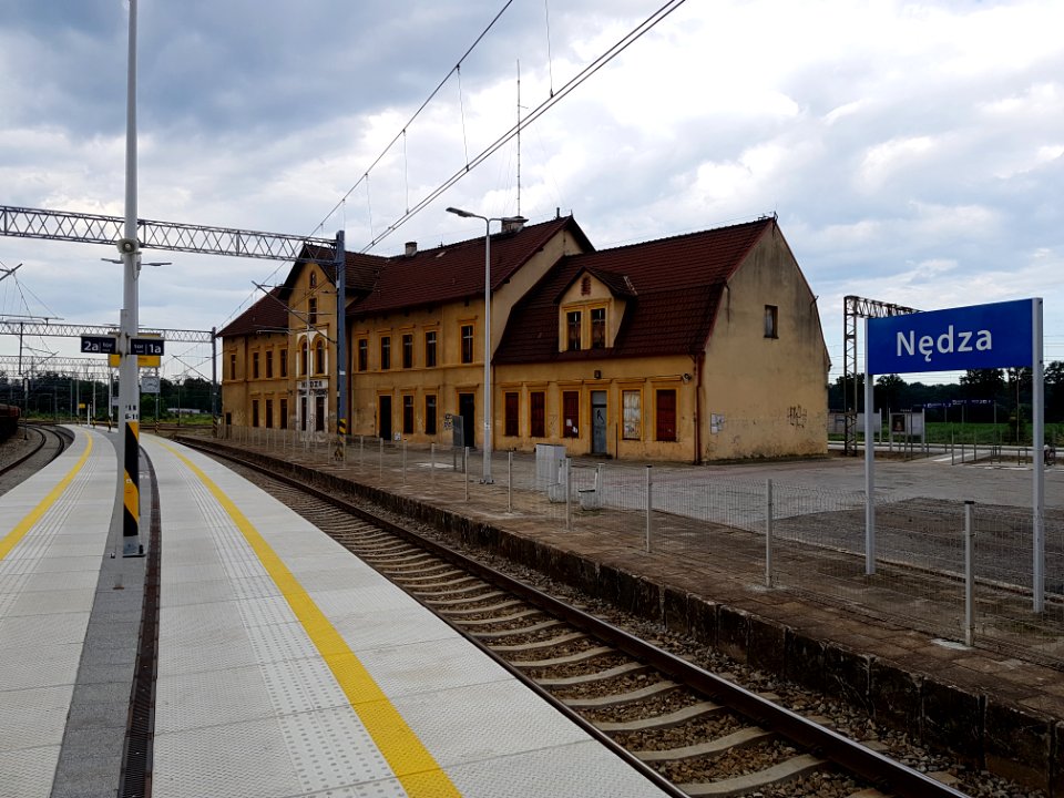 Nędza, stacja PKP