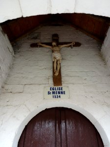 Nédonchel (Pas-de-Calais) église Saint-Menne, calvaire