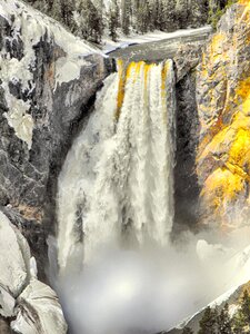 Landscape snow scenic photo