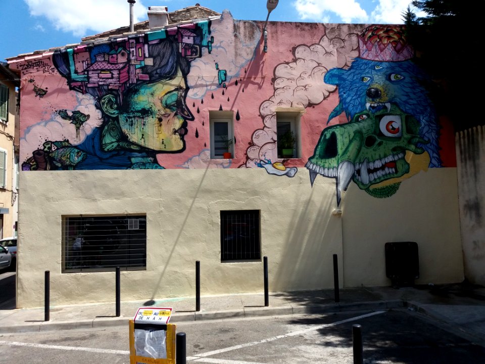Nîmes - Graffiti rue Richelieu