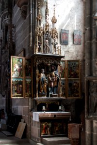 Nürnberg St Lorenz Innenraum Hoppe2003 (12)