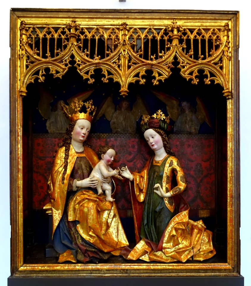 Mystical marriage of Saint Catherine, Dominican Church St. Catherine, Nuremberg, c. 1470, poplar wood - Germanisches Nationalmuseum - Nuremberg, Germany -DSC02860