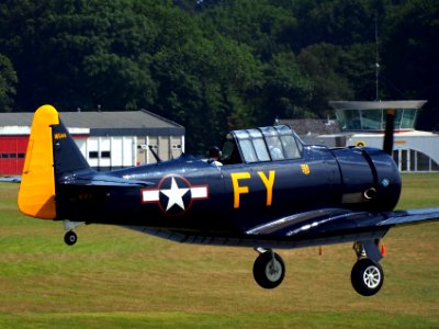 N13FY, AT-6A Texan (16544) at Hilversum Airport (ICAO EHHV), photo-17