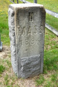 N MASS 1894 - Mass-NH border marker - Northfield, Massachusetts - DSC07541