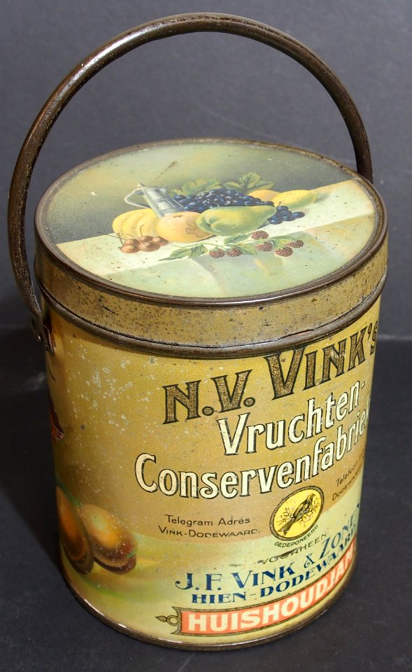 N V Vinks Vruchten-Conservenfabrieken Huishoudjam blik, pic2