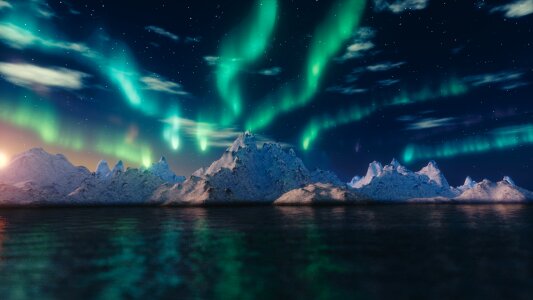 Nature phenomenon lights