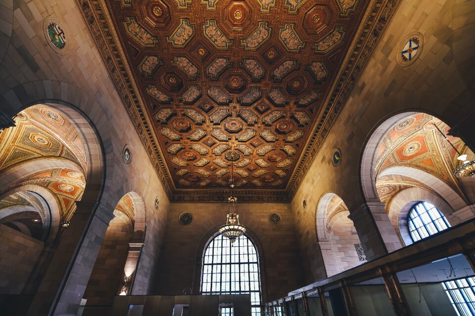 Ceiling interior design perspective
