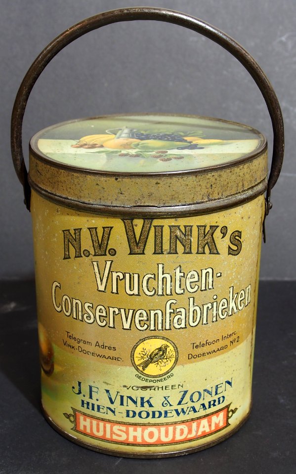N V Vinks Vruchten-Conservenfabrieken Huishoudjam blik, pic4