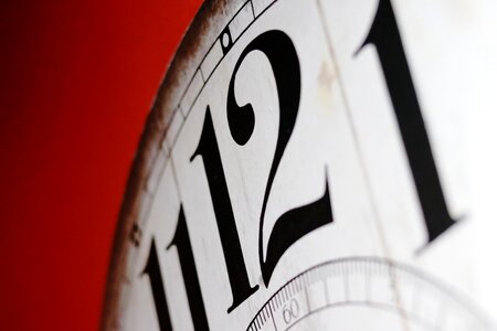 Time clock business antique