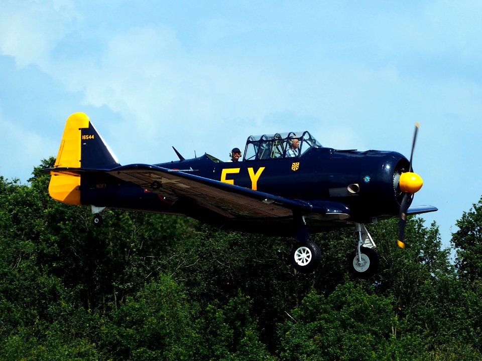 N13FY, AT-6A Texan (16544) at Hilversum Airport (ICAO EHHV), photo-13