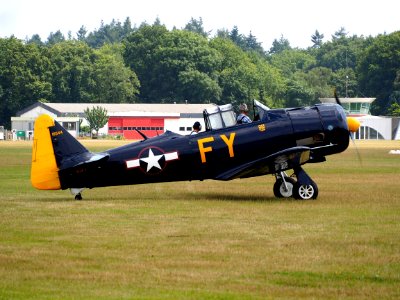 N13FY, AT-6A Texan (16544) at Hilversum Airport (ICAO EHHV), photo-07