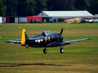 N13FY, AT-6A Texan (16544) at Hilversum Airport (ICAO EHHV), photo-18