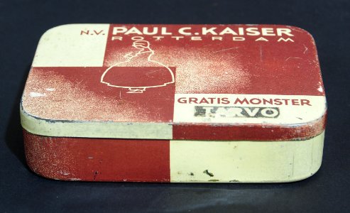 N V Paul C Kaiser Rotterdam, Tarvo, blikje, pic1