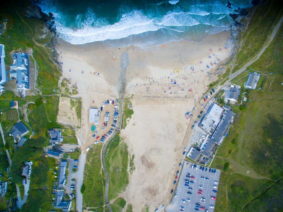Sea cornwall sand
