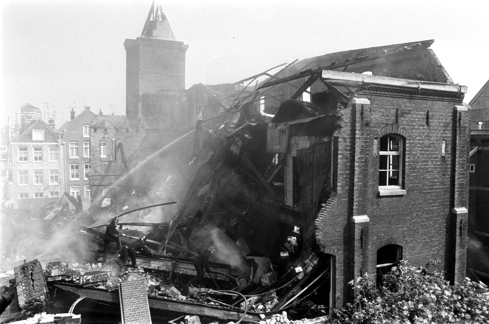 Nablussen van het verwoeste fabriekspand, Bestanddeelnr 928-0020