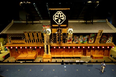 Nakamura-za kabuki theater (replica) - Edo-Tokyo Museum - Sumida, Tokyo, Japan - DSC06583