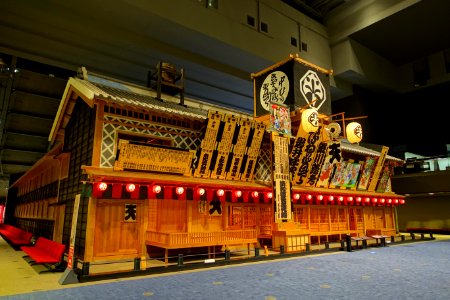 Nakamura-za kabuki theater (replica) - Edo-Tokyo Museum - Sumida, Tokyo, Japan - DSC06999