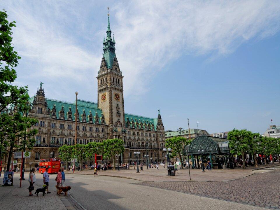 Architecture city elbe photo