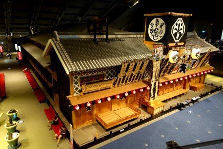 Nakamura-za kabuki theater (replica) - Edo-Tokyo Museum - Sumida, Tokyo, Japan - DSC06573