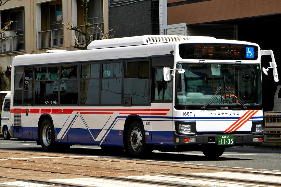 Nagasaki bus 1667 20170326