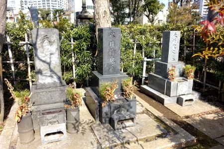 Nagai Kafū grave - Zōshigaya Cemetery - Toshima, Tokyo, Japan - DSC07759