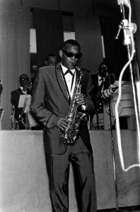 Nachtconcert van Ray Charles in RAI-gebouw Ray Charles, Bestanddeelnr 915-1483