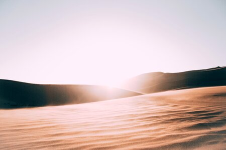 Desert landscape sand