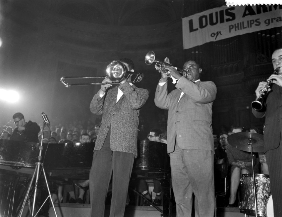Nachtconcert van Louis Armstrong in het Concertgebouw, Bestanddeelnr 910-1443