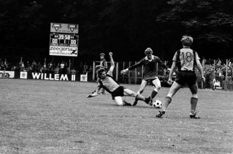 Nacompetitie 1e divisie Wageningen tegen Volendam 1-0 Tollenaar van Wageningen , Bestanddeelnr 930-8438