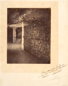 Nadar, Catacombs, Paris, April 1862