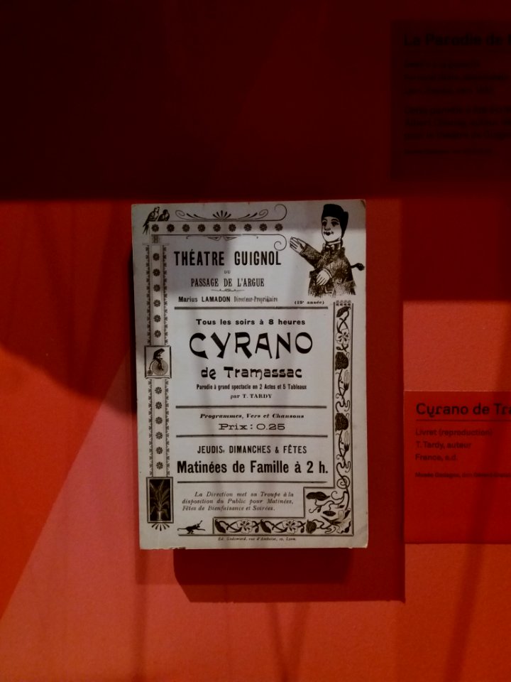 Musées Gadagne, arts de la marionnette - Livret Cyrano de Tramassac