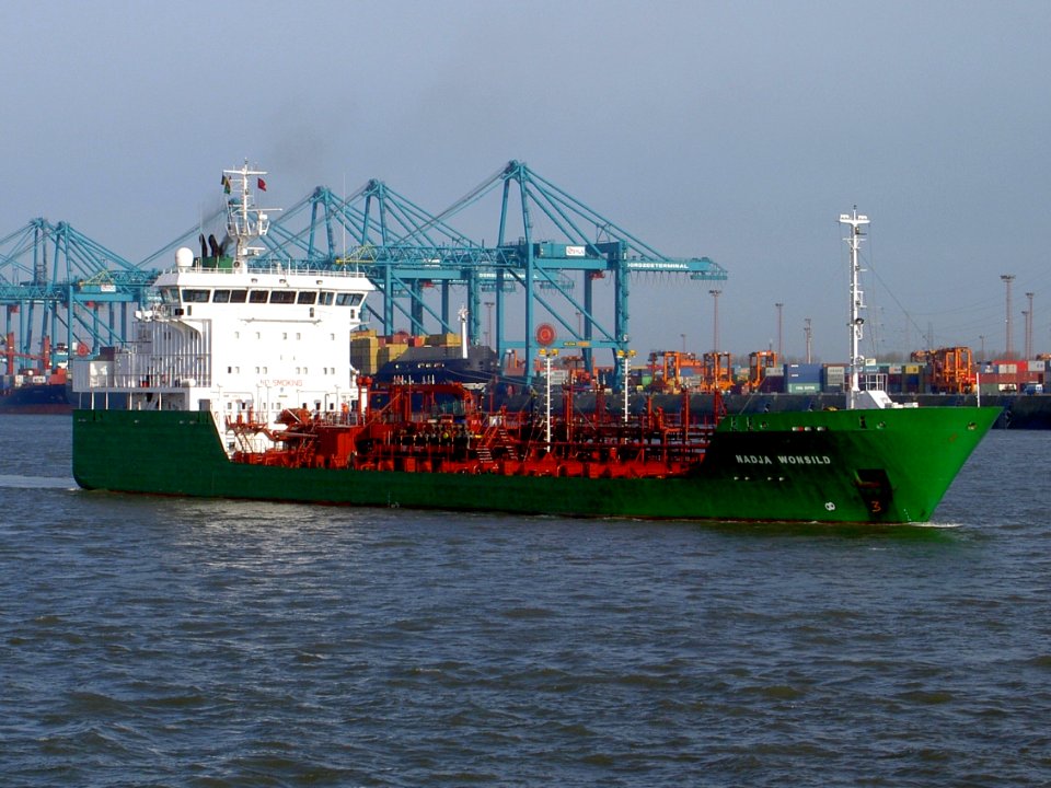 Nadja Wonsild, Port of Antwerp, Belgium 05-Apr-2005