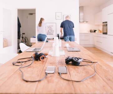 Mobile phones people table