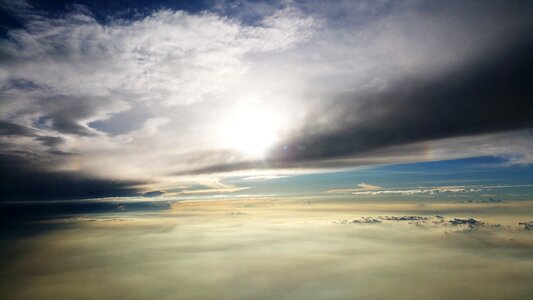 Nature outdoors sea of clouds photo