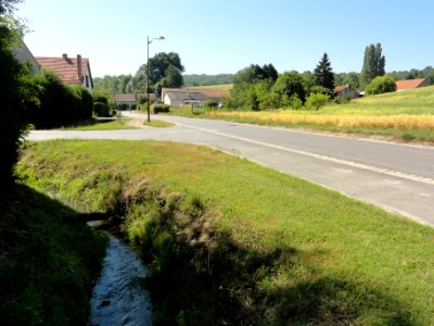 Muscourt (Aisne) carrefour principal