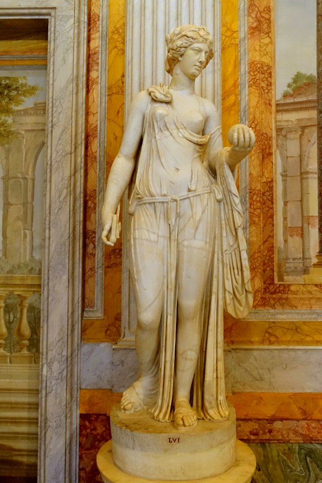 Muse, Roman, marble - Galleria Borghese - Rome, Italy - DSC04978