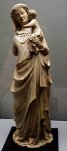 Musée National du Moyen Age Cluny Vierge à l'Enfant Ivoire Paris 05012019 2