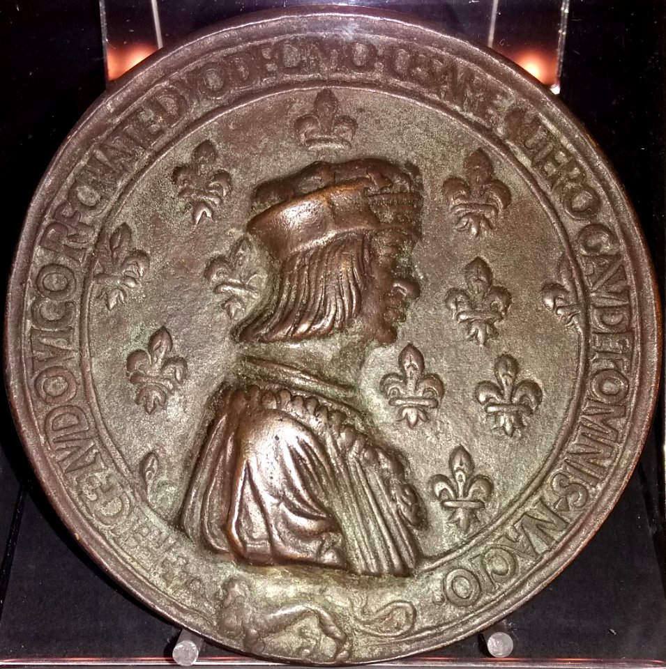 Musées Gadagne - Louis XII, sur médaille en bronze biface de Jean Perréal