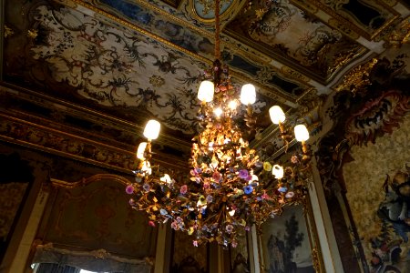 Music Room ceiling - Vizcaya Museum and Gardens - Miami, Florida - DSC08387