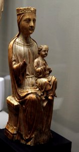 Musée National du Moyen Age Cluny Vierge à l'Enfant trônant Ivoire 05012019 2