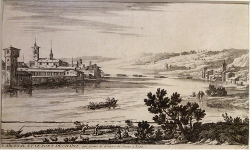 Musées Gadagne - Israel Silvestre - L'Arcenal et le Pont de Chaine