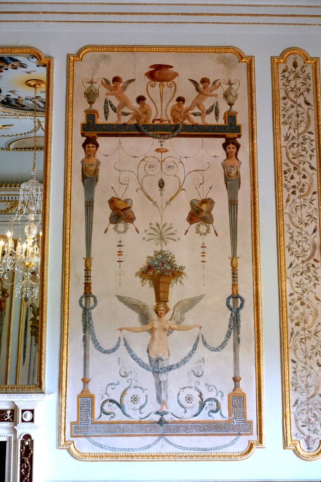Music Room panel 1 - Stowe House - Buckinghamshire, England - DSC07149