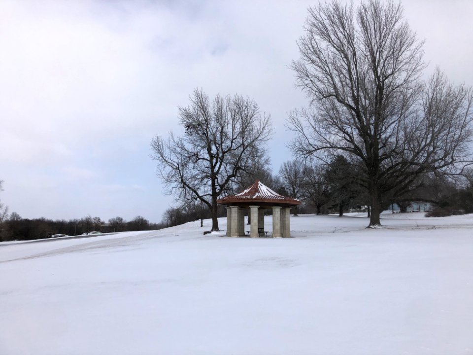 Muskogee snowstorm 2021-02-15 Turner Hill Park S