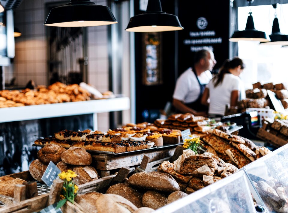 Market pastries shop
