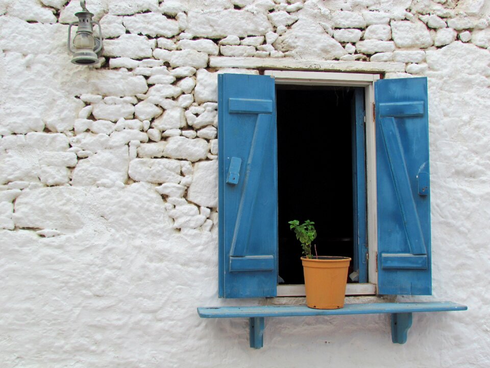 Santorini sea island