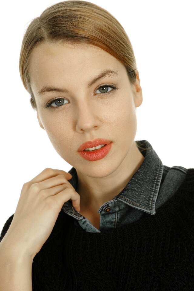 Young girl the young woman beauty model