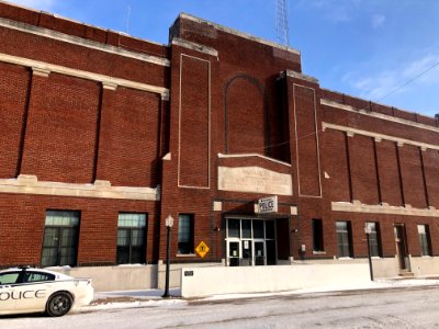 Muskogee snowstorm 2021-02-15 Municipal Building NW