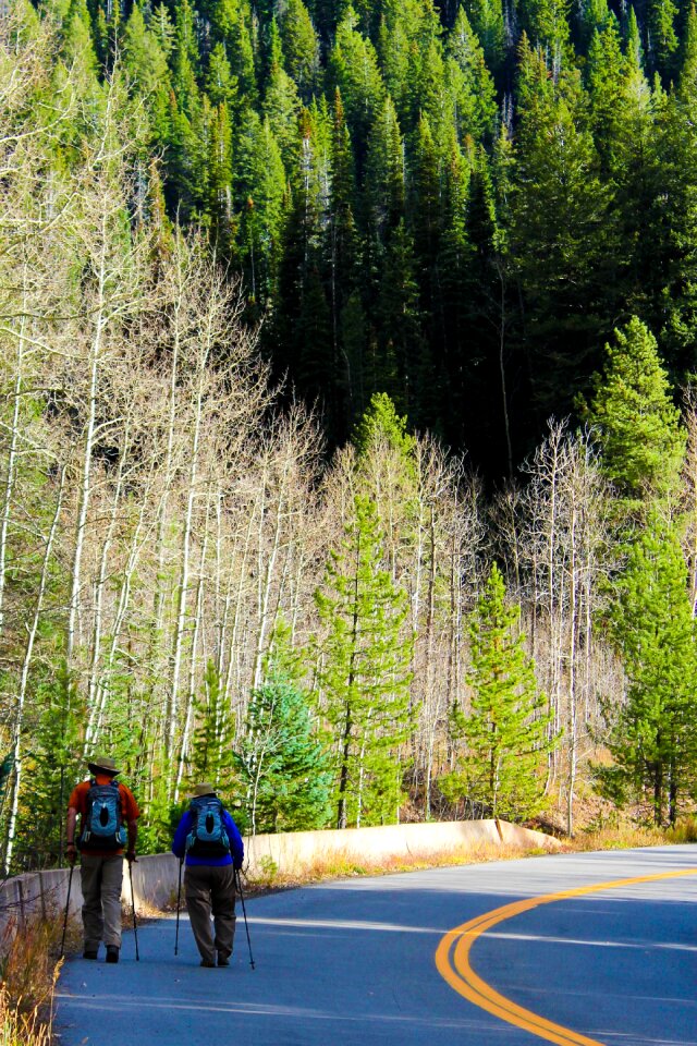 Colorado landscape woman