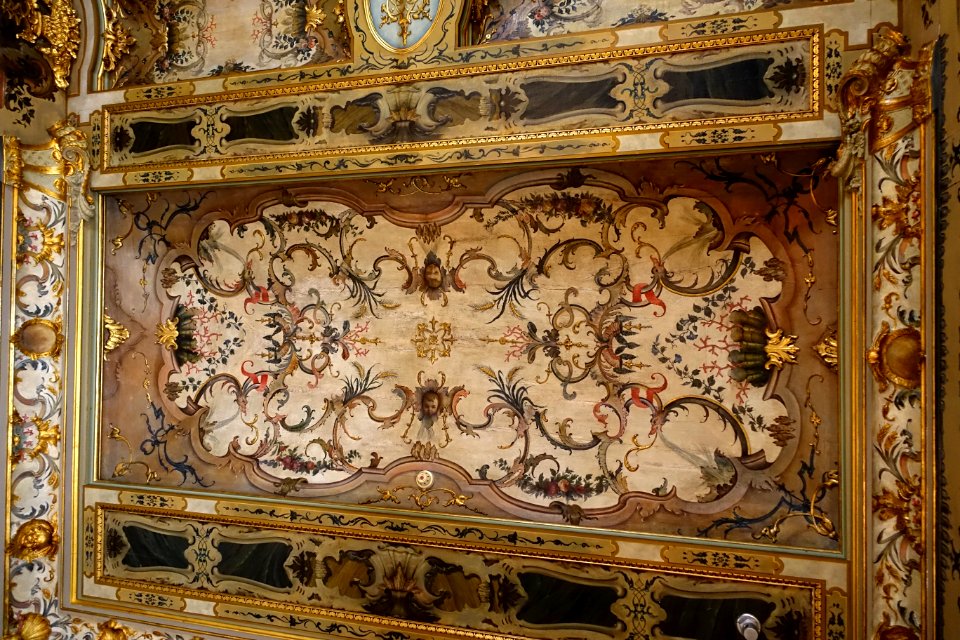 Music Room ceiling - Vizcaya Museum and Gardens - Miami, Florida - DSC08390